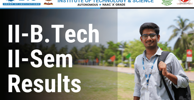 II-B.Tech II-Sem Results