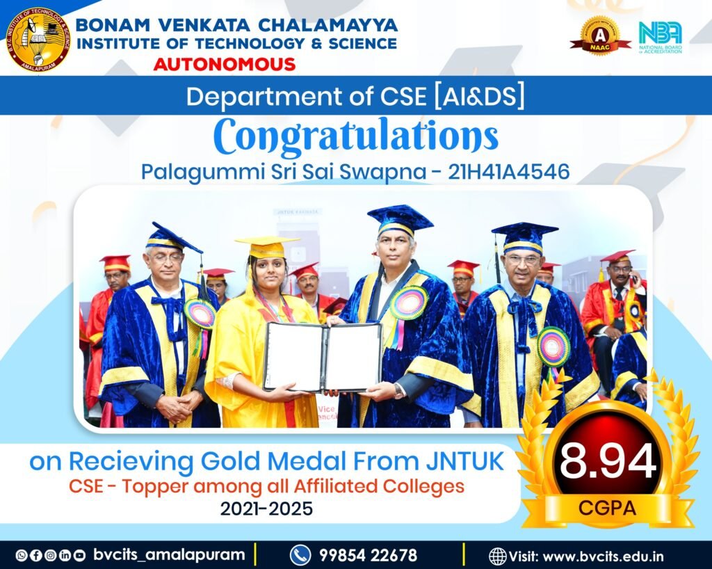 BVCITS| BVC Institute of Technology & Science