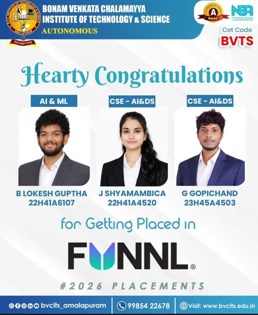 BVCITS| BVC Institute of Technology & Science