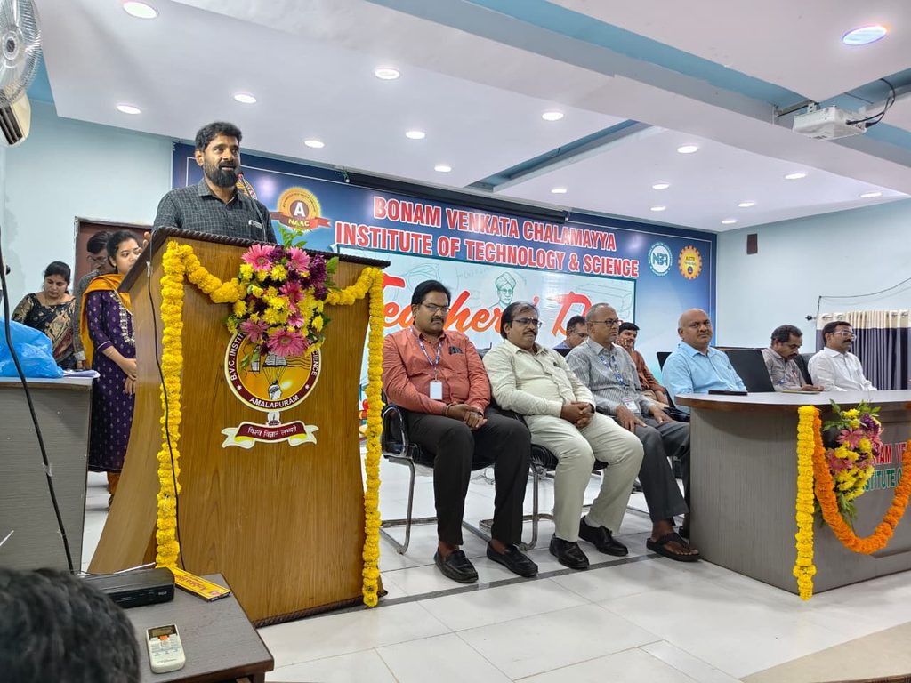 TEACHERS DAY CELEBRATIONS 2026 BVCITS| BVC Institute of Technology & Science EVENTS, scroll
